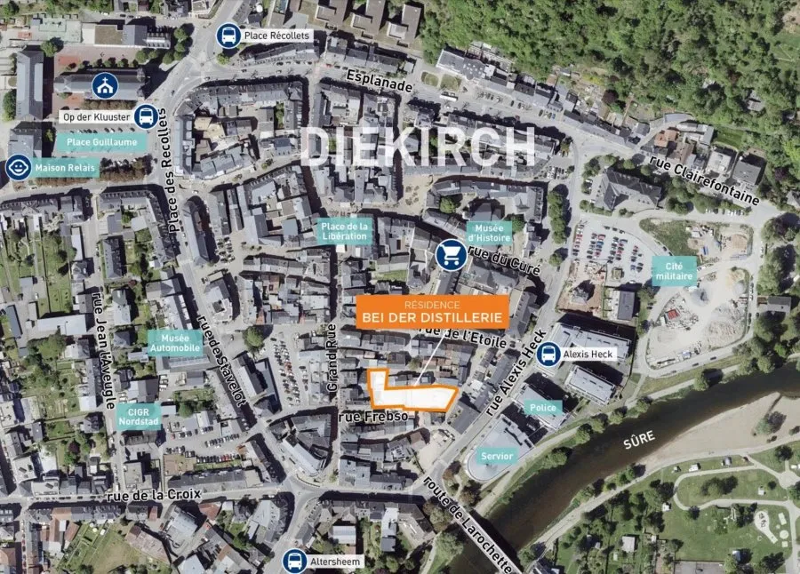 Appartement avec Terrasse et Cave à Diekirch