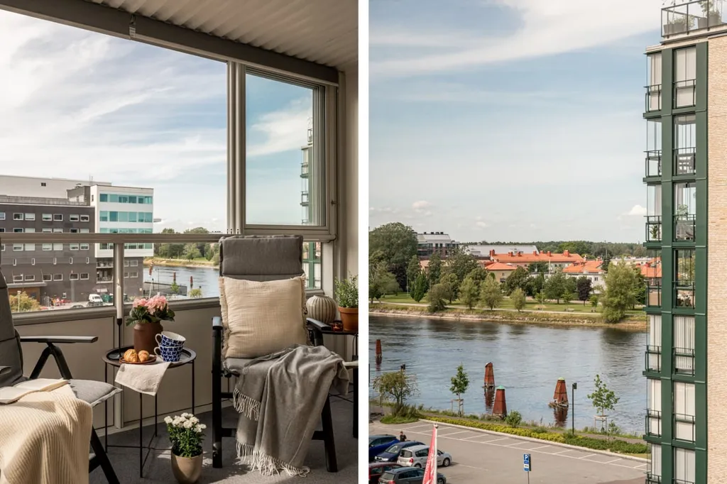 Rõdu - Apartment with Glass Balcony in Karlstad