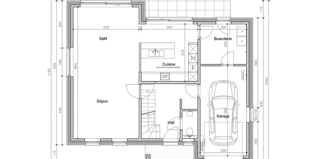 Plan - Appartement Neuf avec Terrasse à Maulde