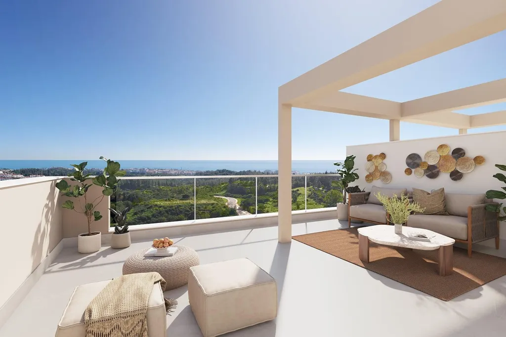 Terrasse - Apartment with Panoramic Views in Mijas