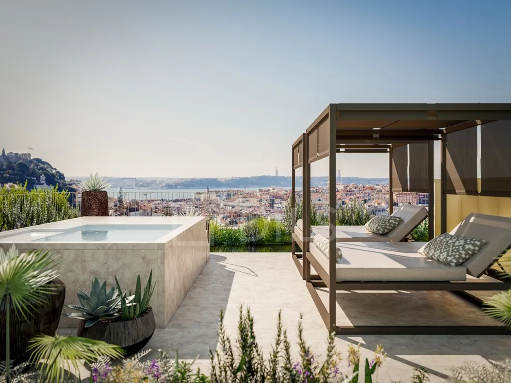 Terrass - T5 Apartment with Terrace in Graça