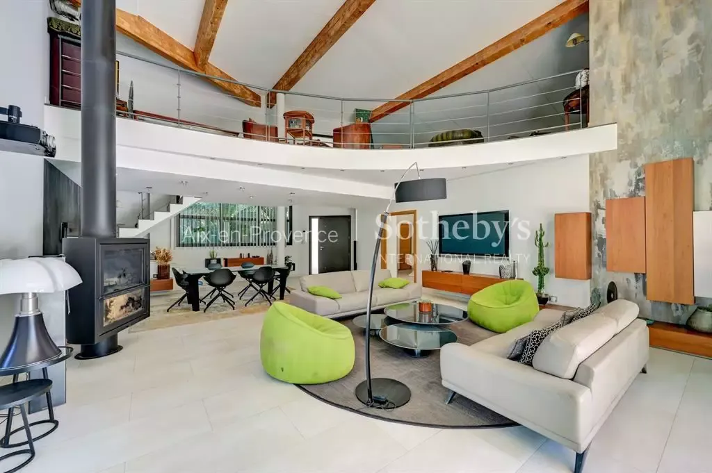 Séjour - Villa Contemporaine avec Piscine près d'Aix-en-Provence
