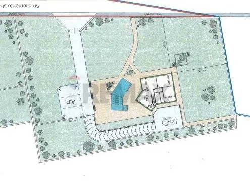 Plaan - Buildable Plot with Approved Villa Plan in Aci Sant'Antonio