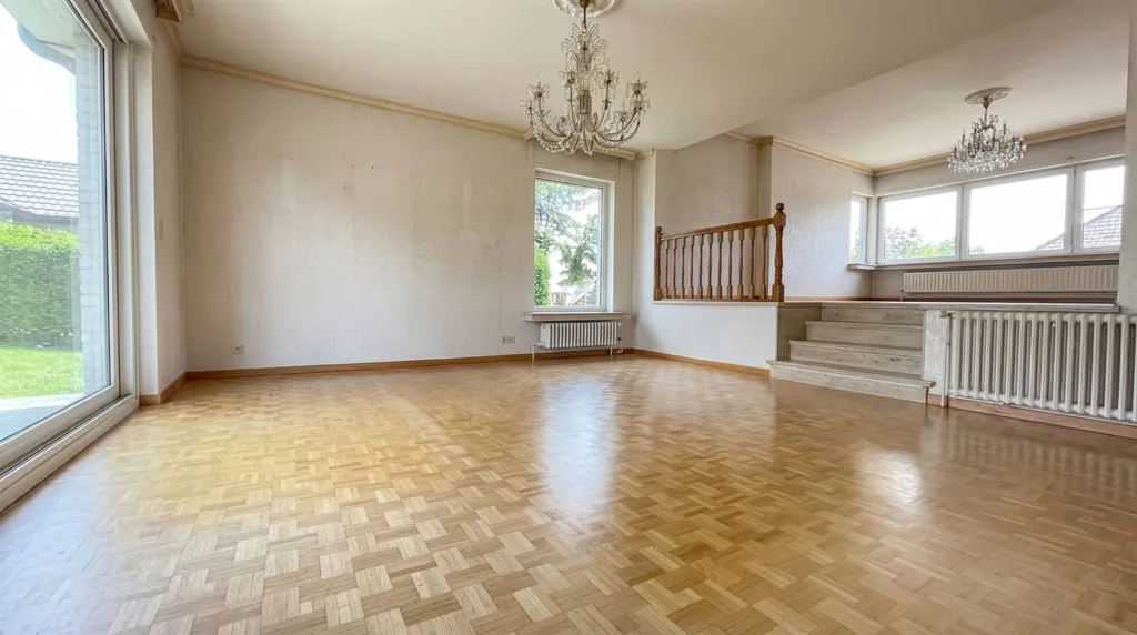 Living Room - Classical Villa with Garden in Dilbeek