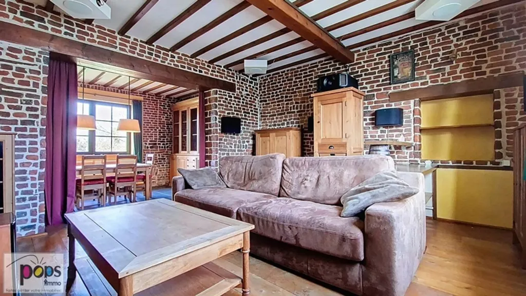 Living Room - House with Workshop and Large Garden in Ramillies