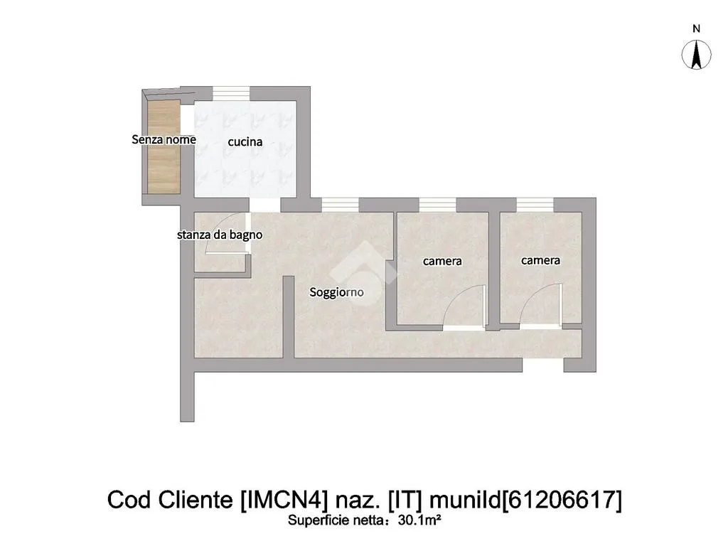 Plaan - 4-Room Apartment with Balcony in Oneglia