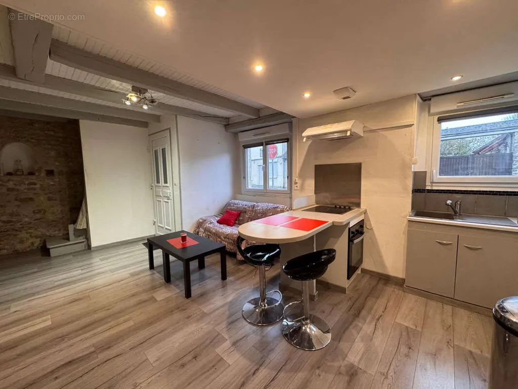 Cuisine - Appartement Duplex avec Jardin d'Entrée à Cerny