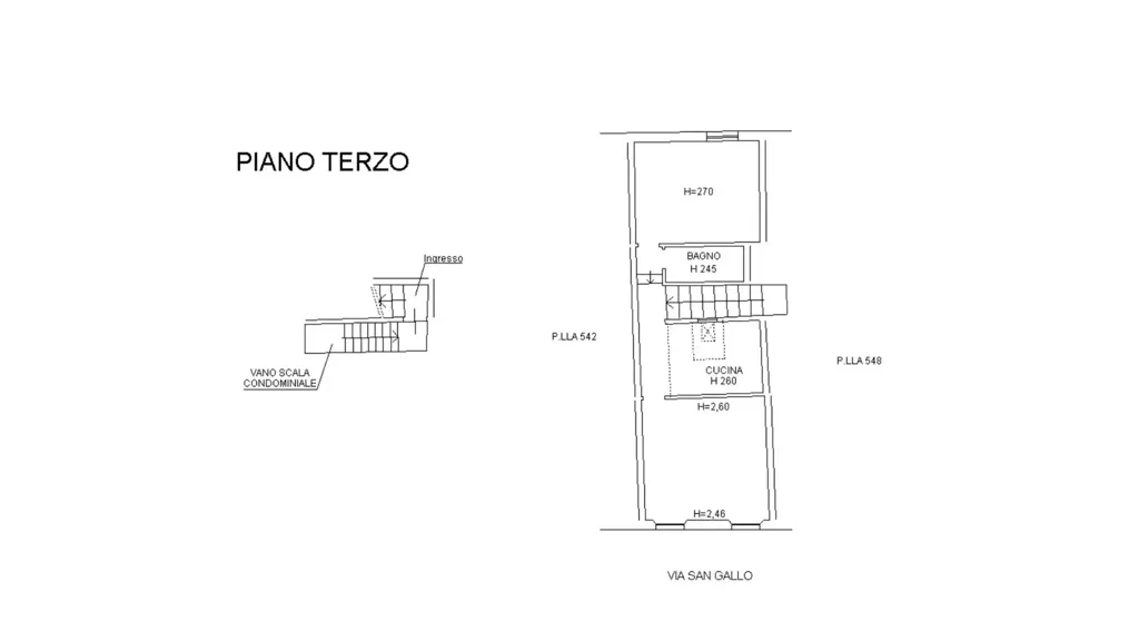 Floor Plan - Restored Apartment in Historic Florence