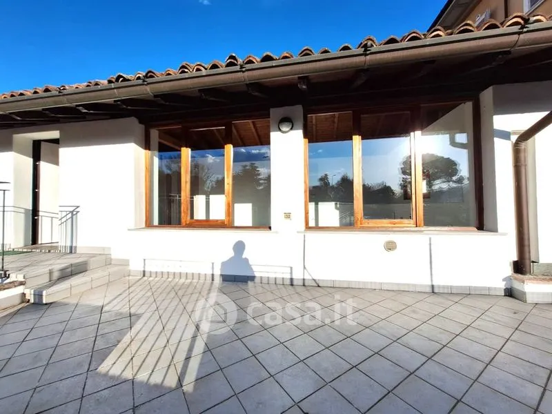 Terrace - Rustic Villa with Private Garden in Trescore Balneario