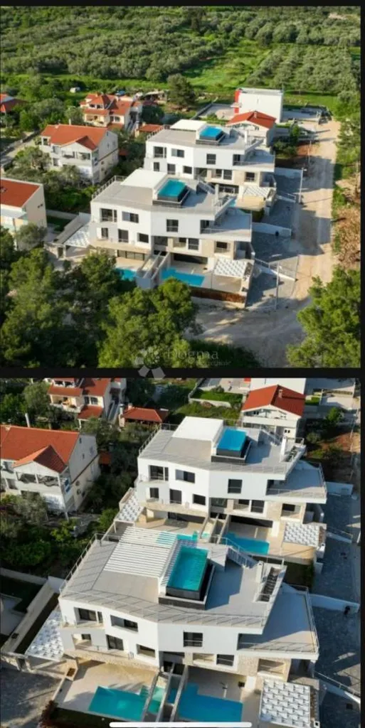 Vista aerea - Seaside Apartment with Private Pool in Kožino, Zadar