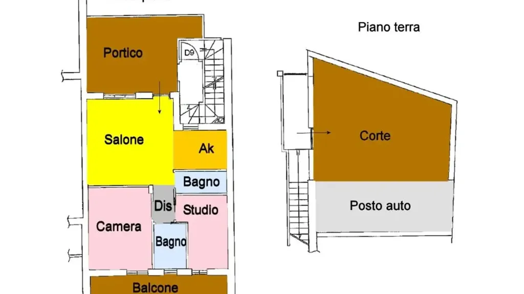 Plaan - Condo with Garden in Ciampino