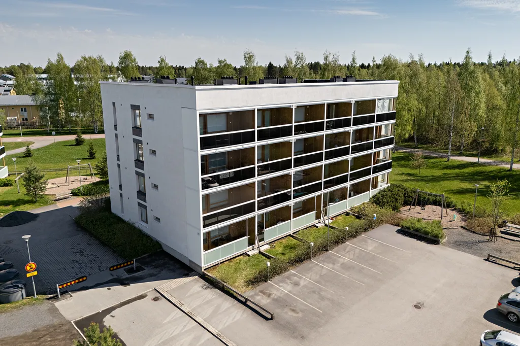 Õhuvaade - Modern Flat with Balcony in Linnanmaa, Oulu