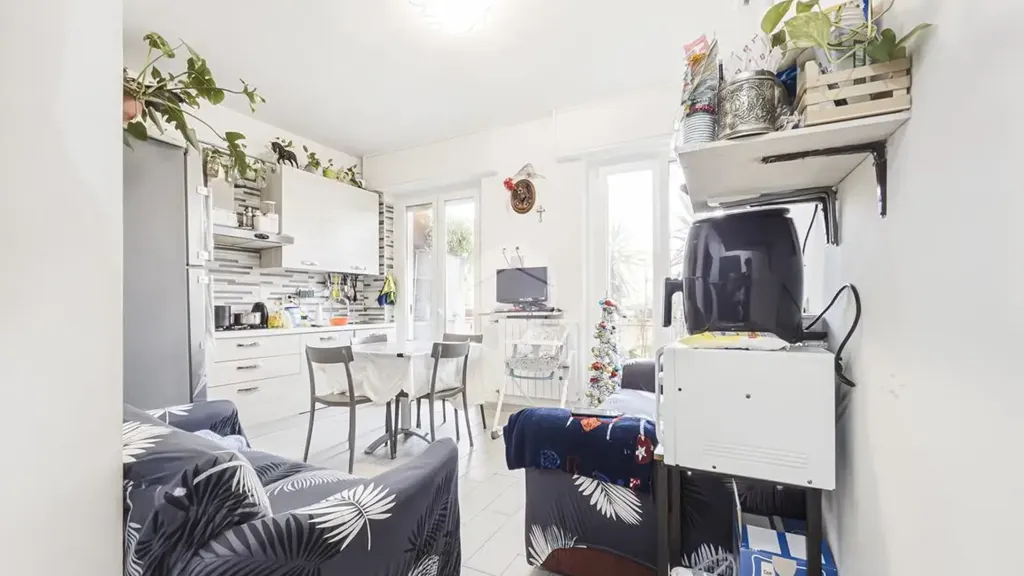 Köök - Rustic-Style Flat with Balcony in Milan