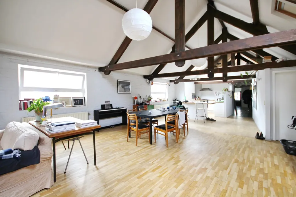 Living Room - Loft with Terrace in Flower Garden District