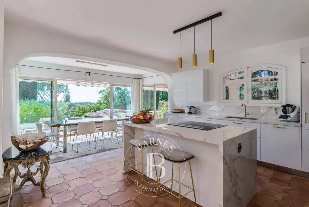 Köök - Luxury Villa with Sea View in Mougins