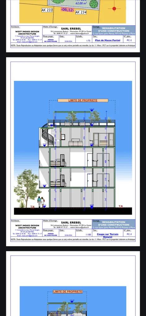 Appartement à Terminer avec Vue Mer à Pointe-à-Pitre