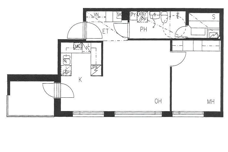 Plan - Duplex with Private Sauna in Lutakko, Jyväskylä