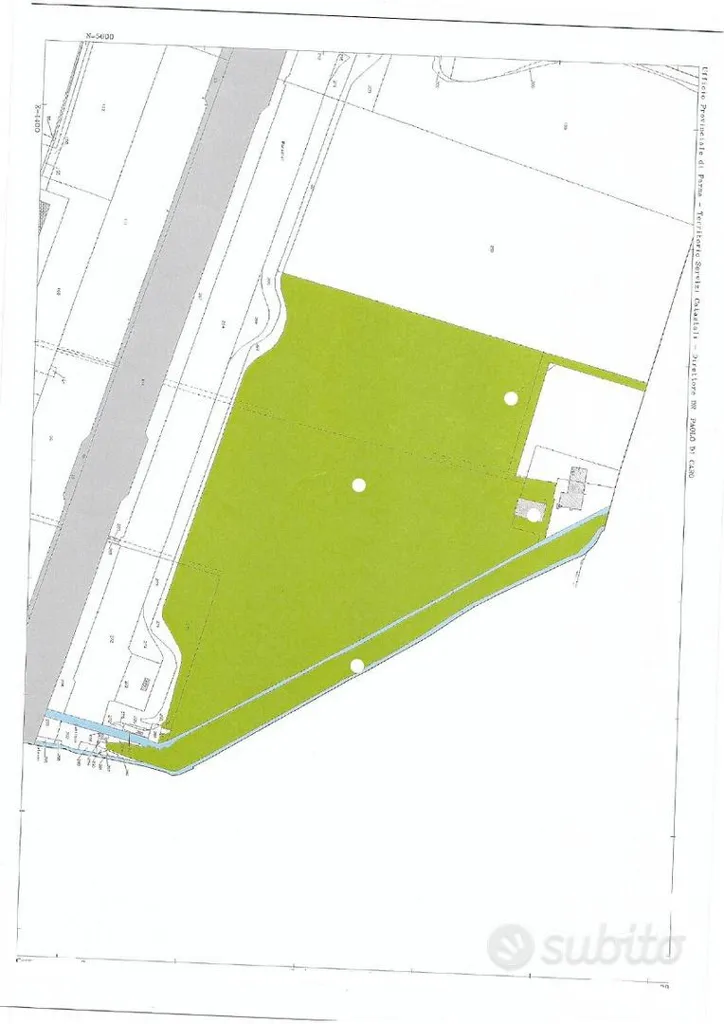 Plan - Agricultural Land with Barn in Baganzola