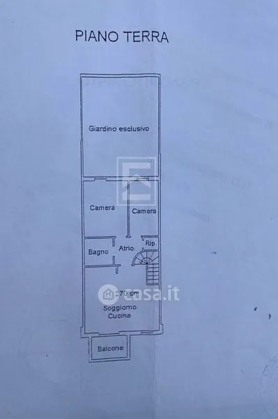 Plan - Terraced Villa with Garden in Gavardo