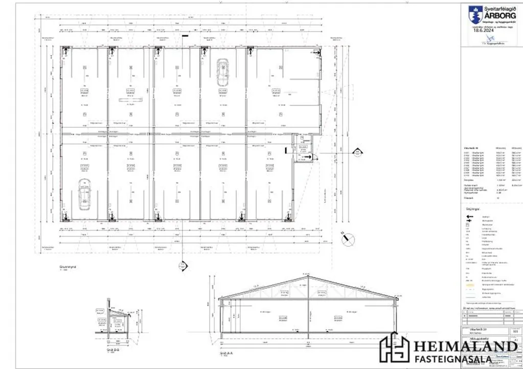 Plan - Industrial Unit with Private Entrance in Selfoss