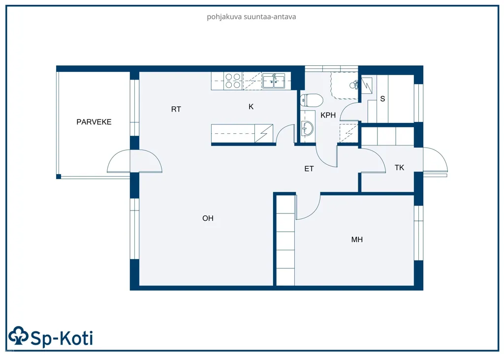 2-room apartment in FI