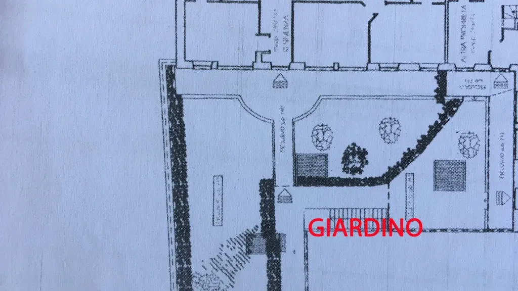 Plan - Villa with Garden and Terrace in Bergamo