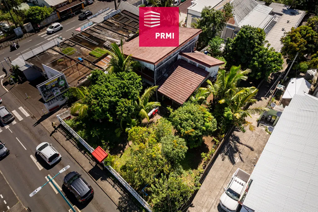 Vue aérienne - Maison R+1 avec Jardin à Sainte-Suzanne