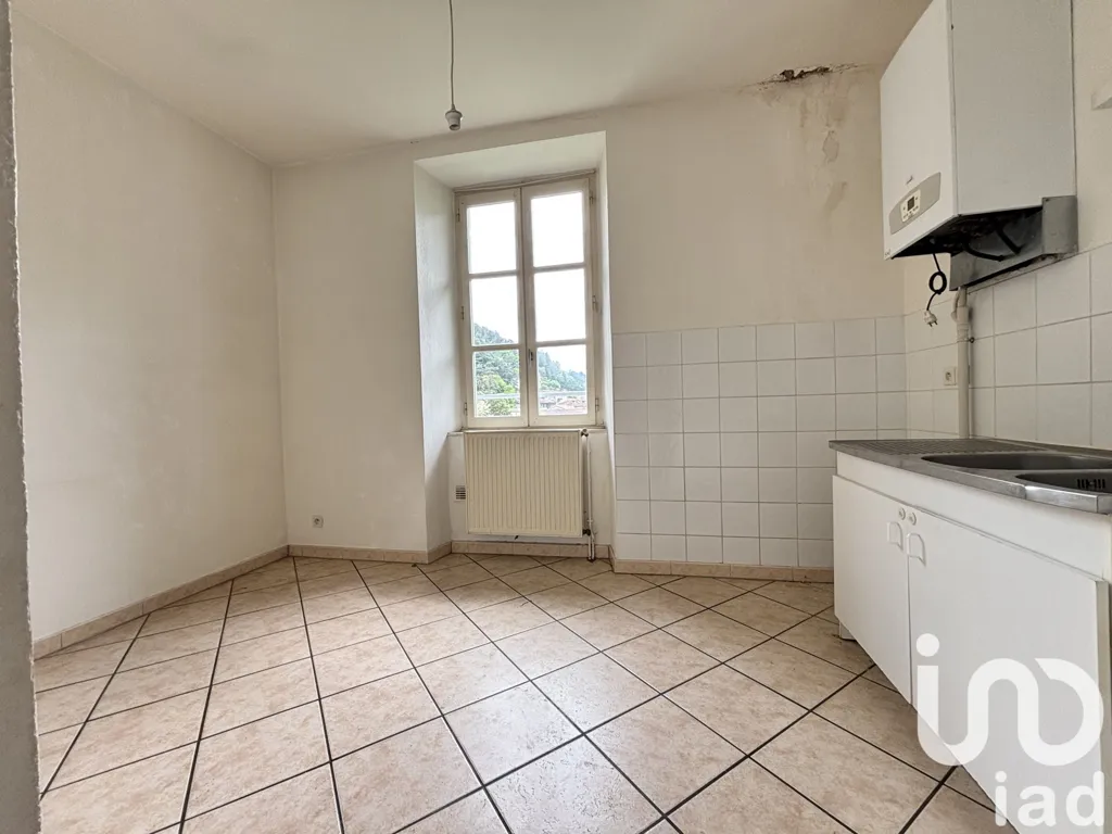 Köök - Bright Apartment with Private Parking in Vals-les-Bains