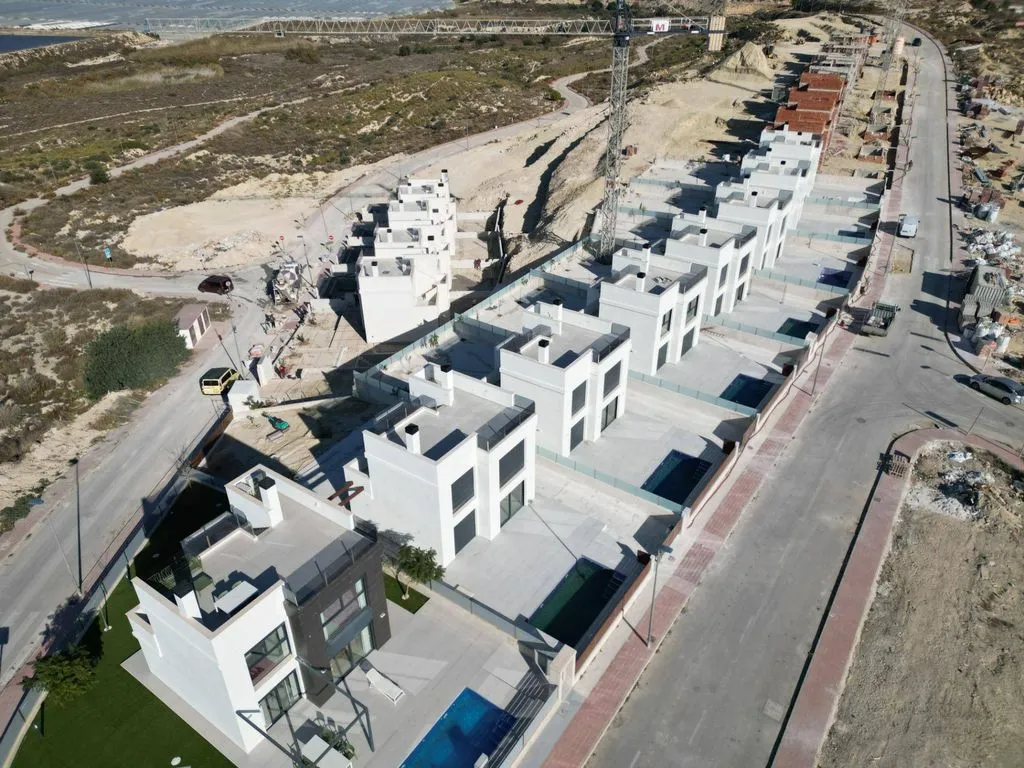 Vue aérienne - Luxury Detached House with Sea View in Mutxamel