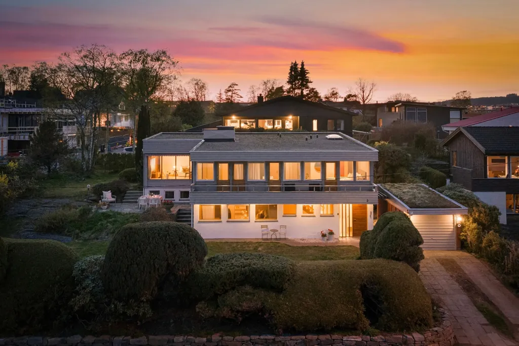 Vue aérienne - Architect-Designed Villa with Seafront in Boganesstraen