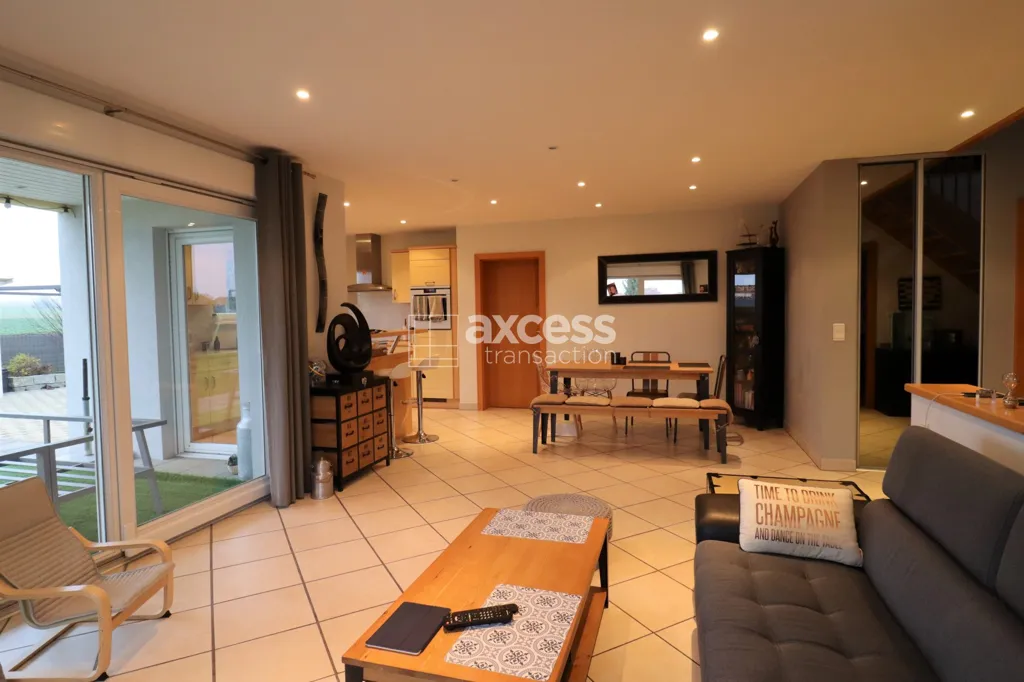 Séjour - Maison Contemporaine avec Terrasse à Gries