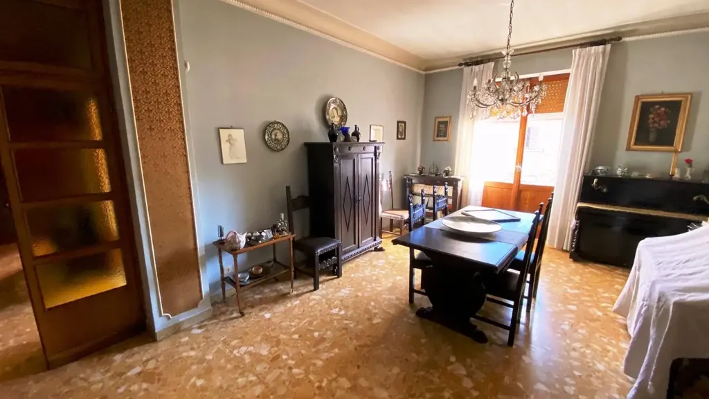 Dining Room - Panoramic Apartment with Balcony in San Severino Marche