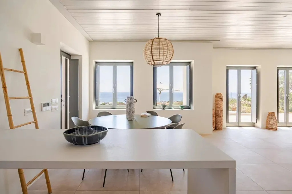 Salle à manger - Contemporary Cycladic House with Pool in Paros