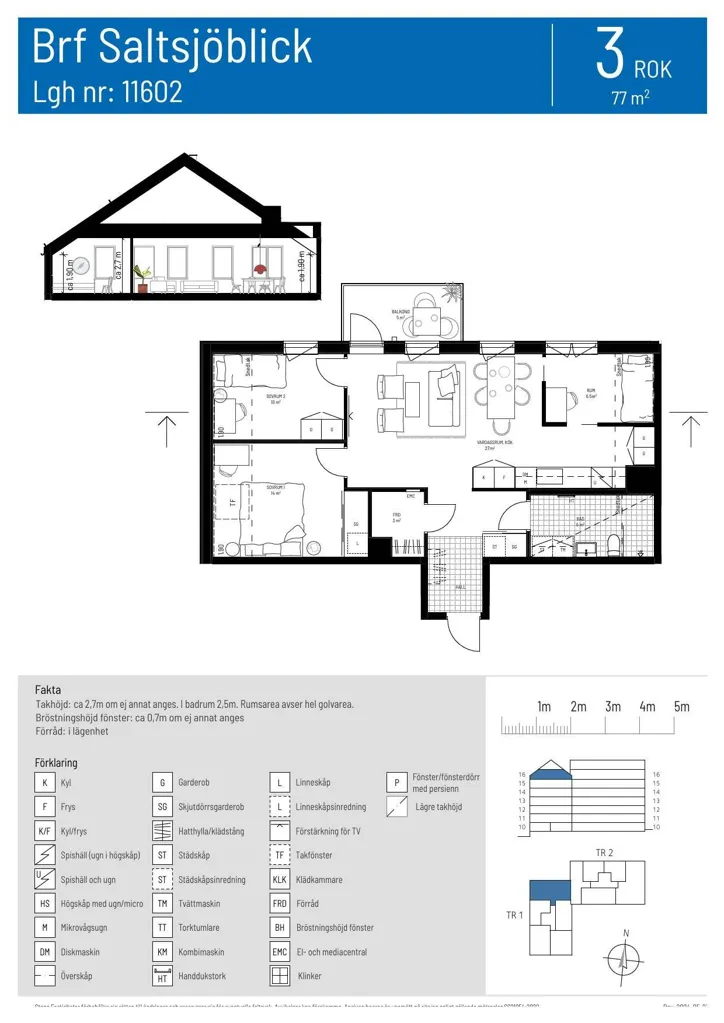 Floor Plan - Apartment with Sea View in Fisksätra