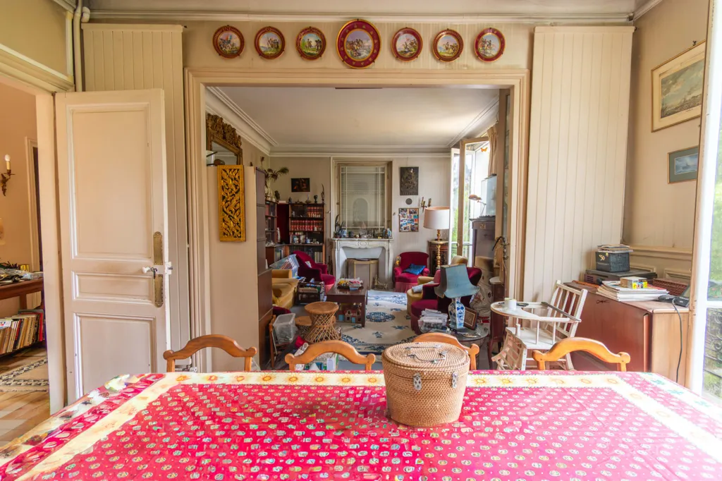Sala da pranzo - Historic House with Garden in Montmorency Centre