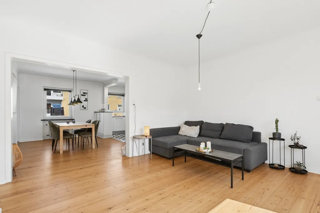 Séjour - Apartment with Garden View in Randers