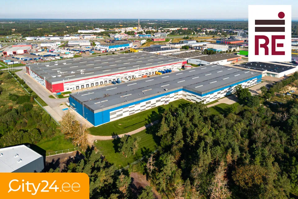 Vue aérienne - Warehouse Space with Loading Bay in Tänassilma