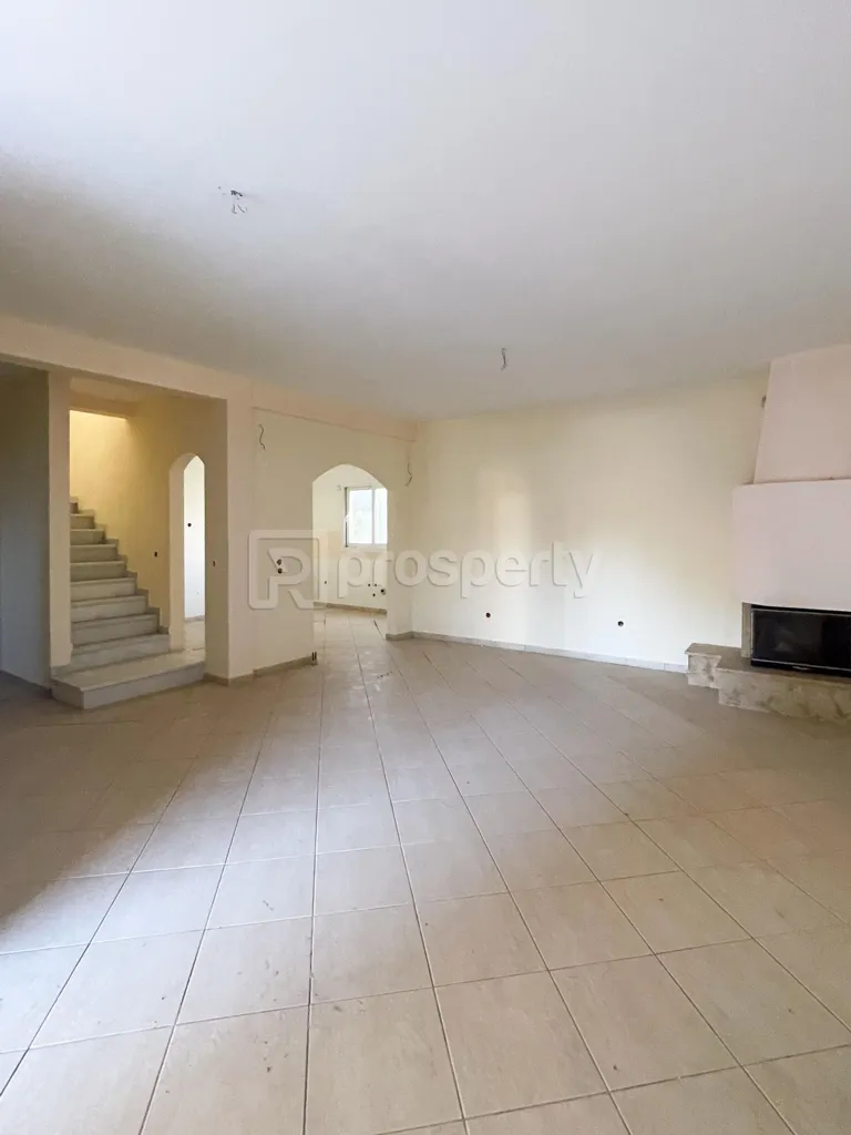 Séjour - Detached House with Sea View in Artemida
