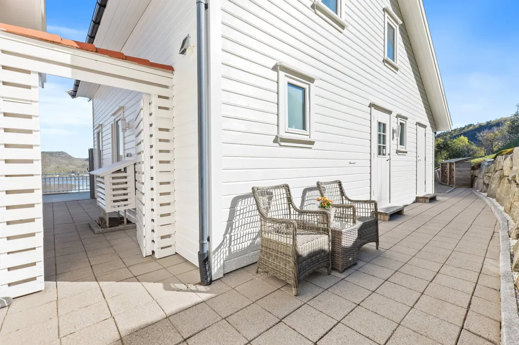 Terrasse - Fritidsbolig with Sea View in Lindesnes