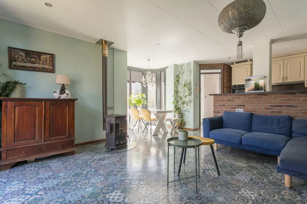 Séjour - Unique Corner House in Uffelte with Garden