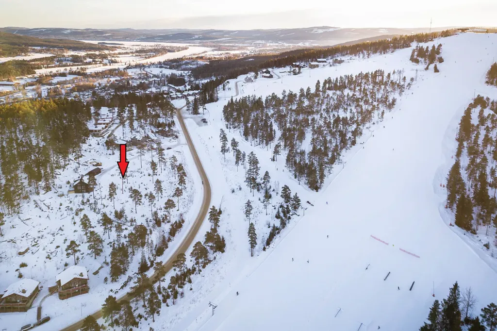 Vue aérienne - Buildable Plot with Ski Access in Järvsö