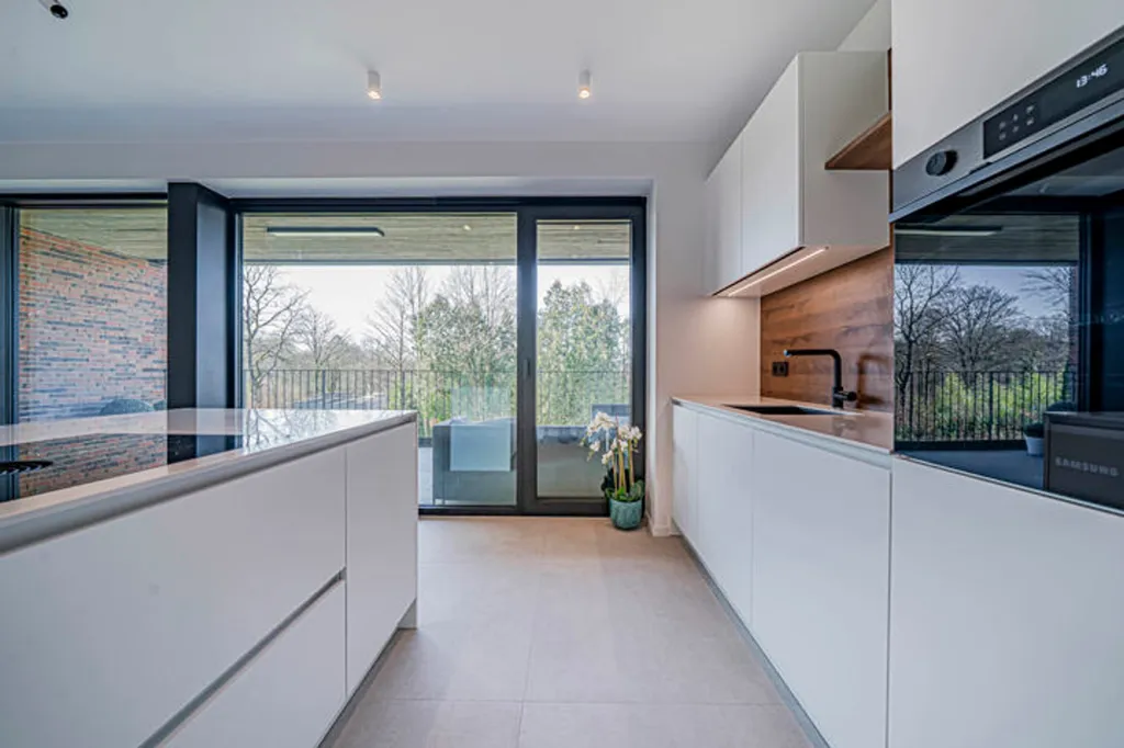 Köök - Newly Built Apartment with Terrace in Heusy