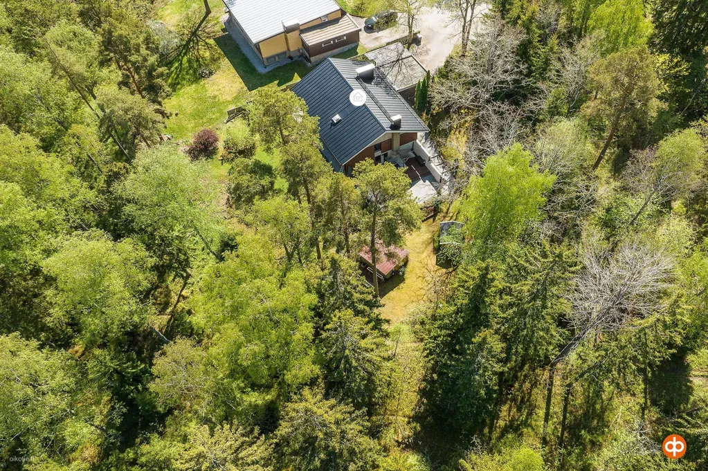 Vista aerea - Architectural House with Garden in Halikko