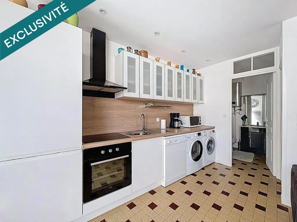 Cuisine - Maison de Ville Rénovée avec Jardin à Bléré