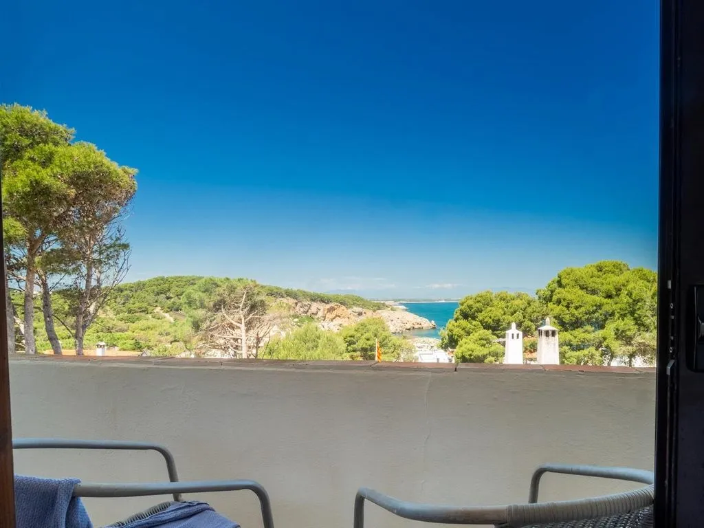 Balcony - Sea View House with Pool in Cala Mateua