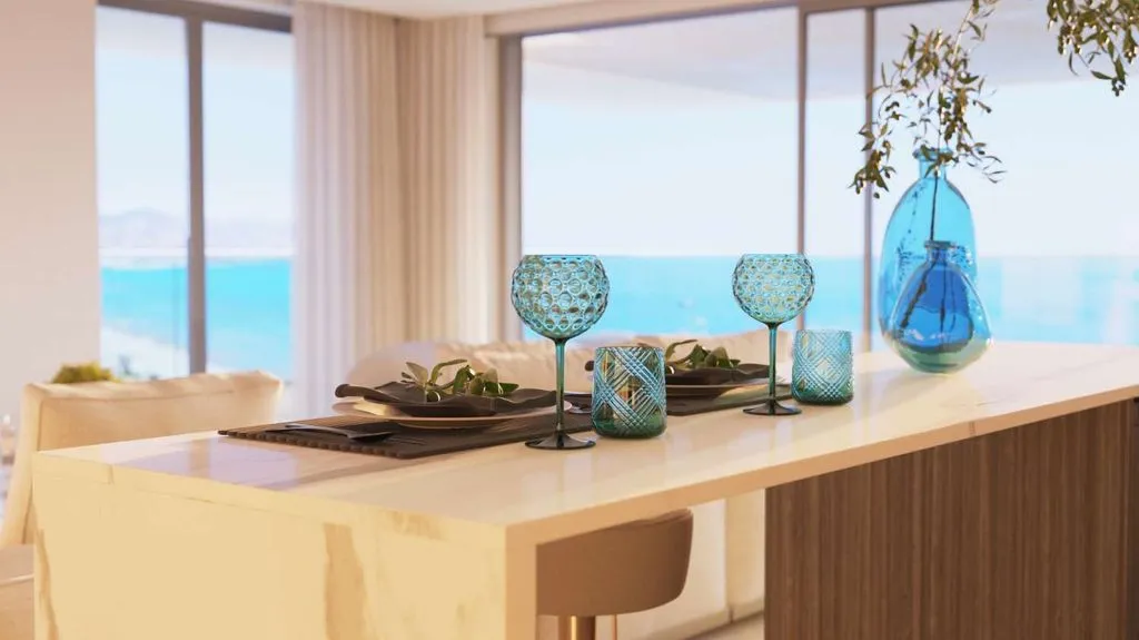 Cuisine - Luxury Beachfront Flat with Gym in Málaga