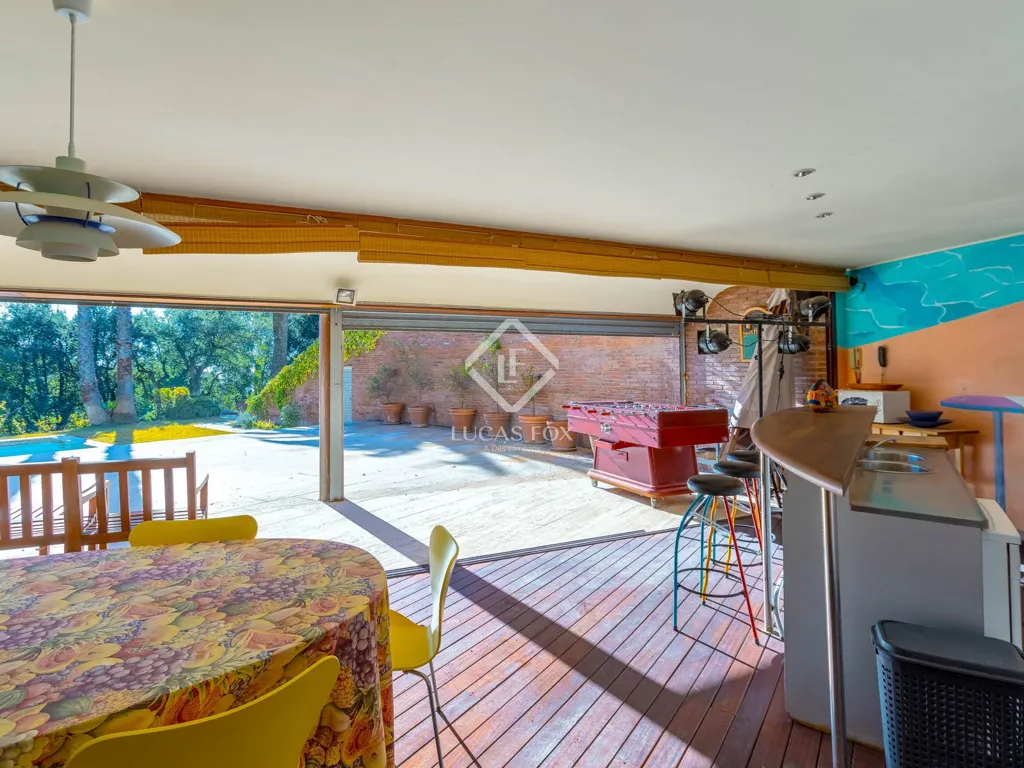 Terrasse - Luxury Villa with Sea View in Premià de Dalt