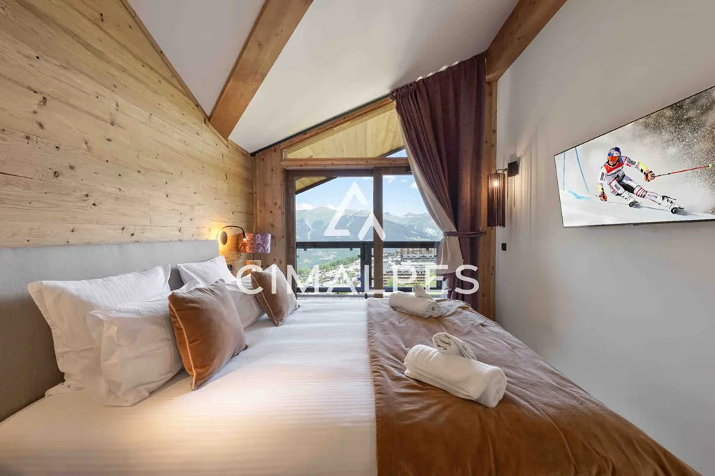 Camere da letto - Penthouse with Mountain Views in Trois Vallées