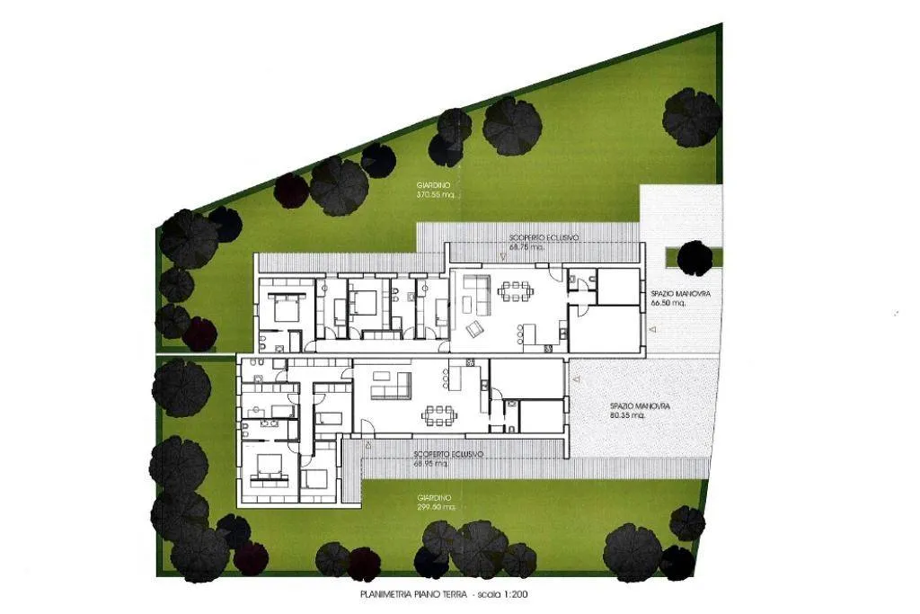 Floor Plan - New Villa with Private Garden in Padua