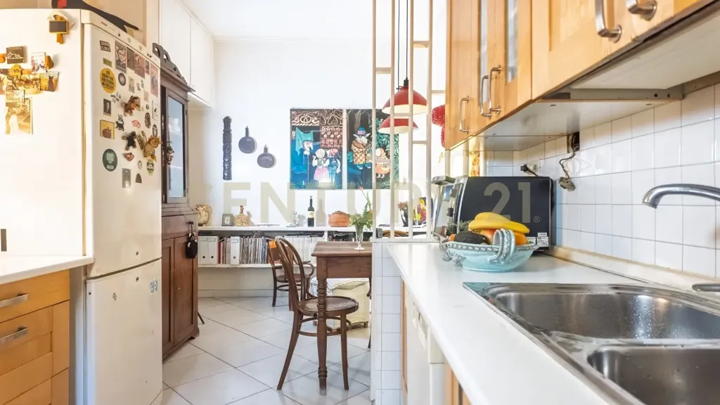 Köök - Garden Apartment with Terrace in Monteverde, Rome
